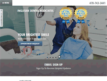 Tablet Screenshot of inglesidedental.com